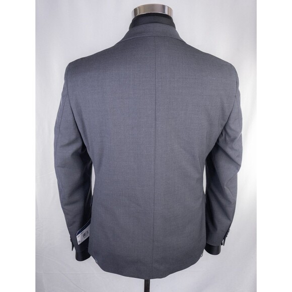NWT Tommy Hilfiger 2-Pcs Suit Solid Gray Jacket Sz 38S Pants 36X34 Wool Blend - Picture 9 of 16
